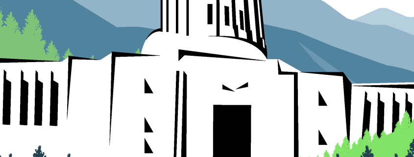 Oregon State Capitol graphic - square