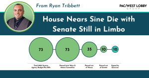 House Nears Sine Die with Senate Still in Limbo
